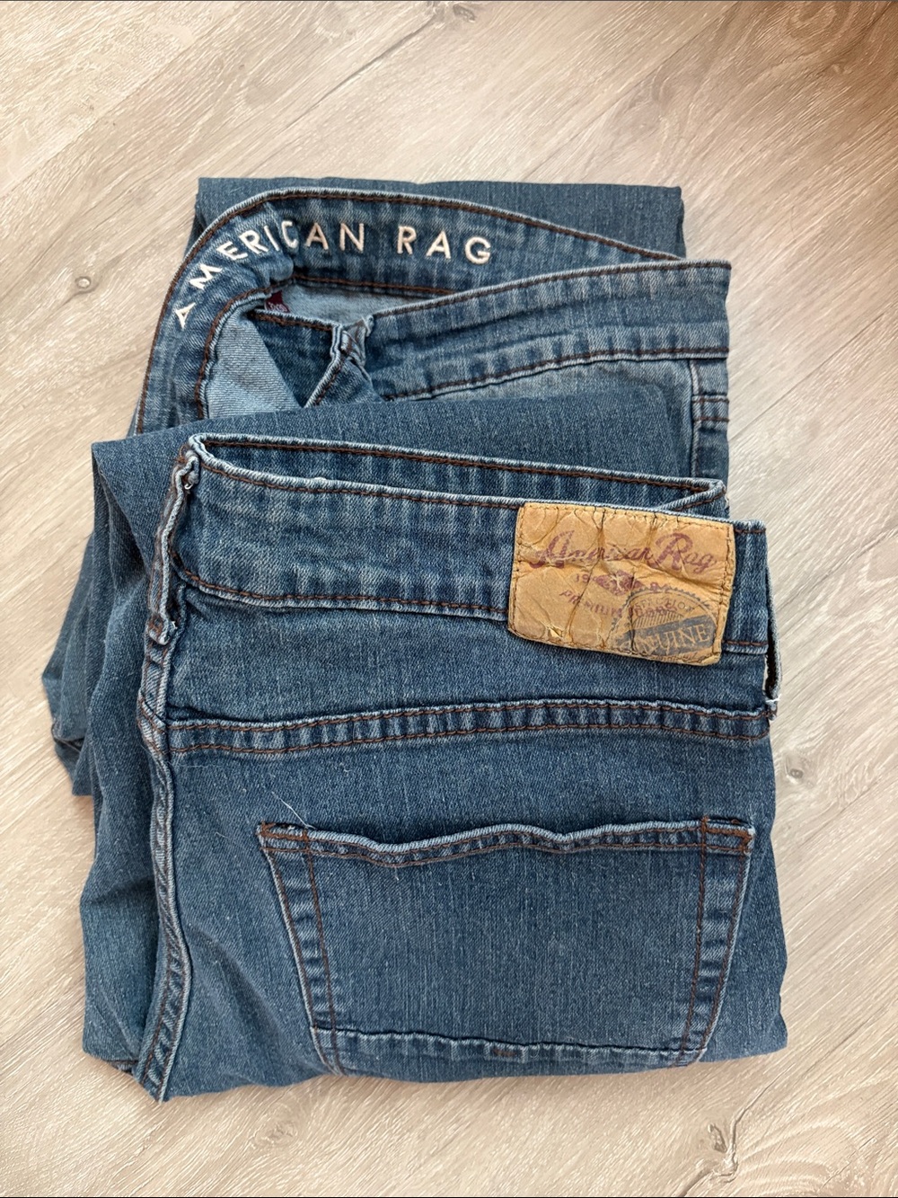 American Rag Men's Dark Blue Relaxed Fit Jeans